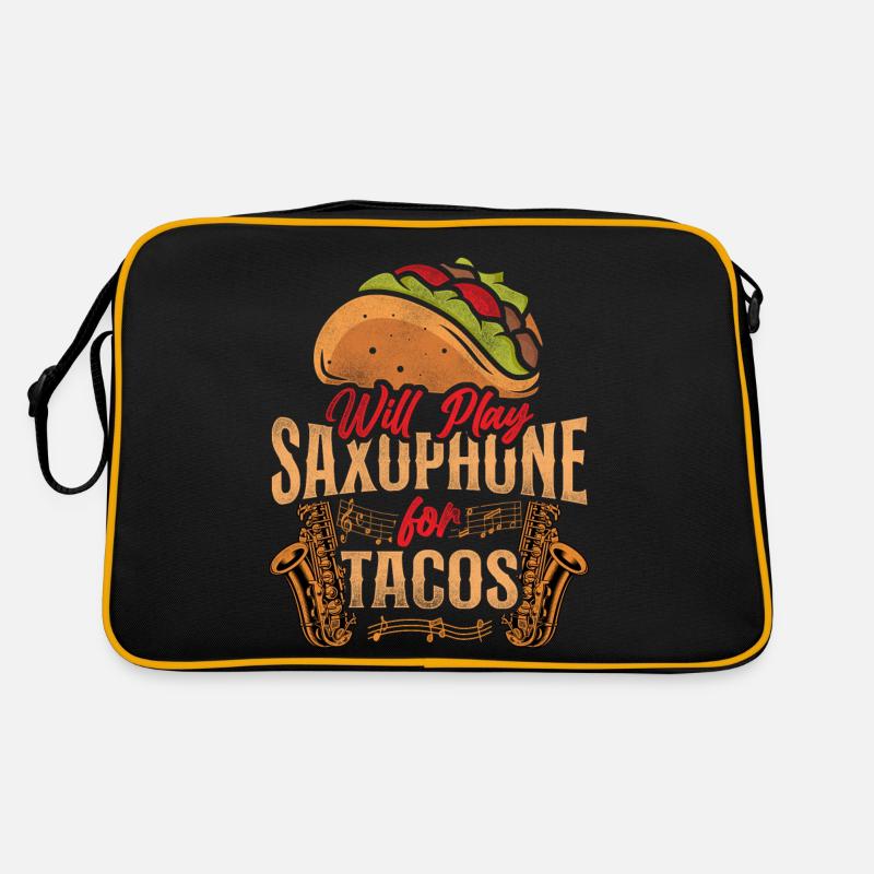 Saxophone Will Play Saxophone For Retro Tasche