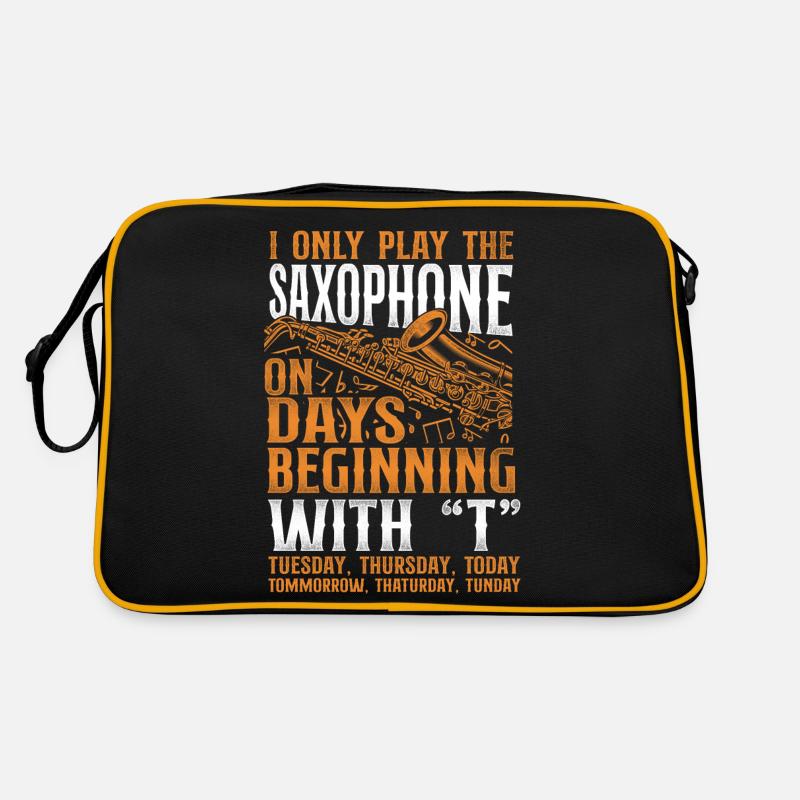 Saxophones Je ne joue que le Sac Retro