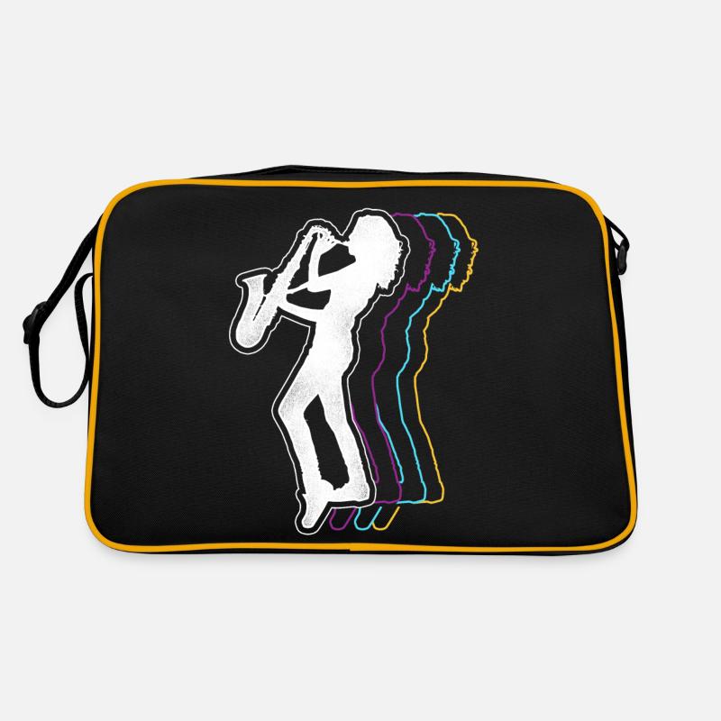 Saxophone Retro Vintage Retro Tasche