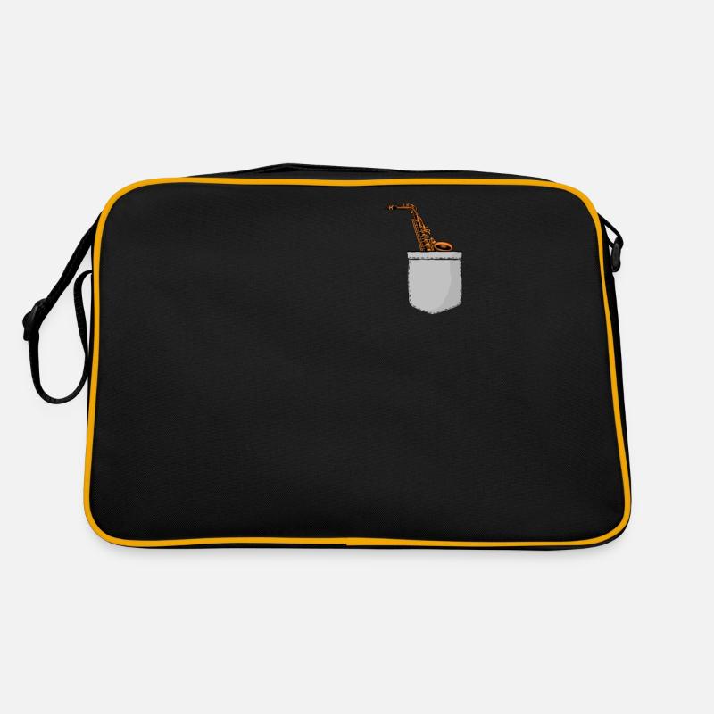 Saxophone Pocket Retro Tasche