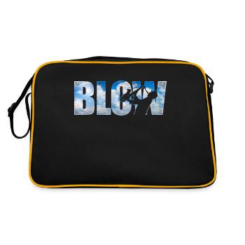 Saxophone Blow - Retro Bag - black/gold - Back