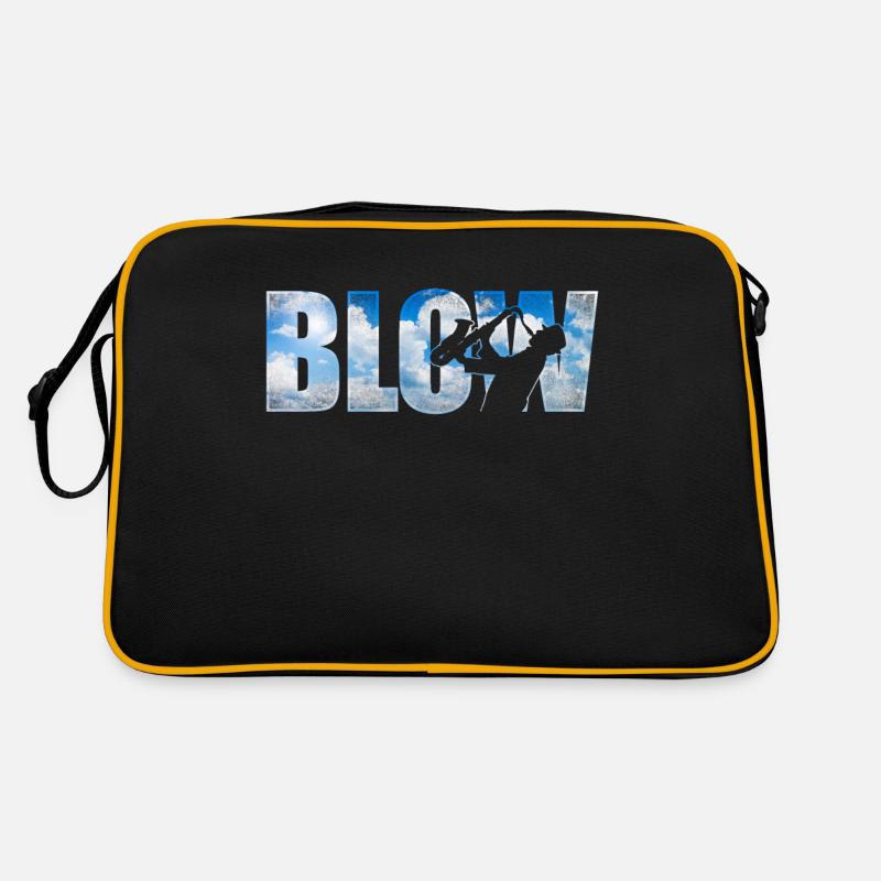 Saxophone Blow Retro Tasche
