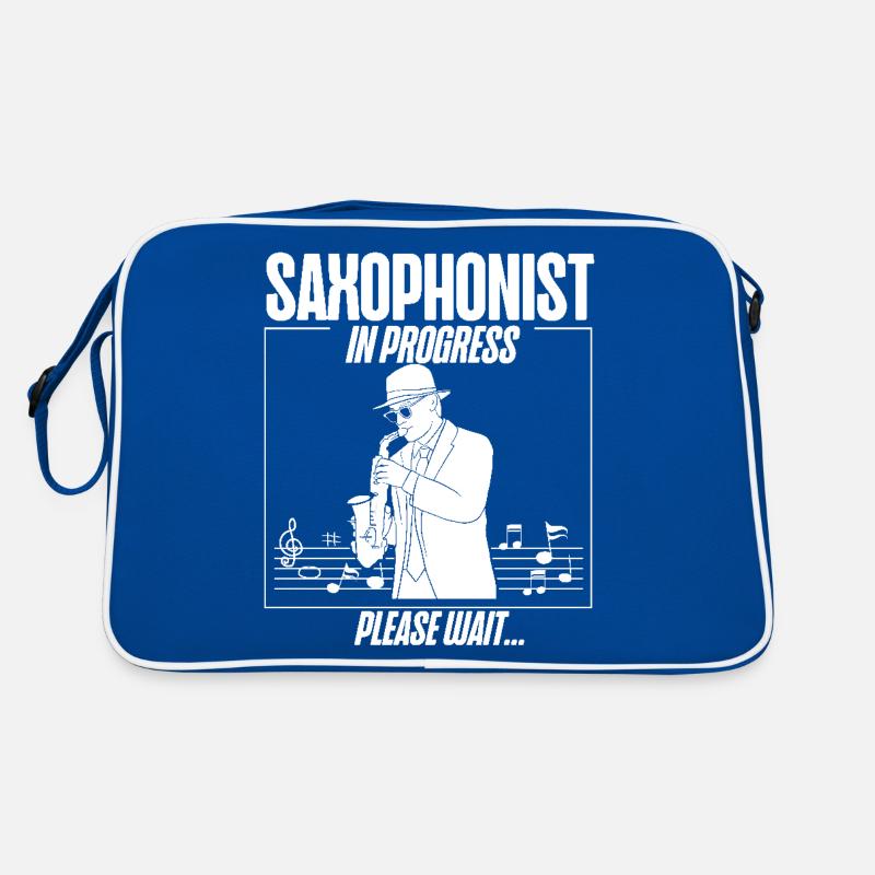 Saxophone Saxophoniste En Devenir Sac Retro