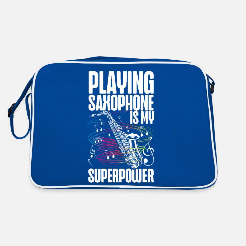 Saxophone Jouer du saxophone, c’est mon Sac Retro
