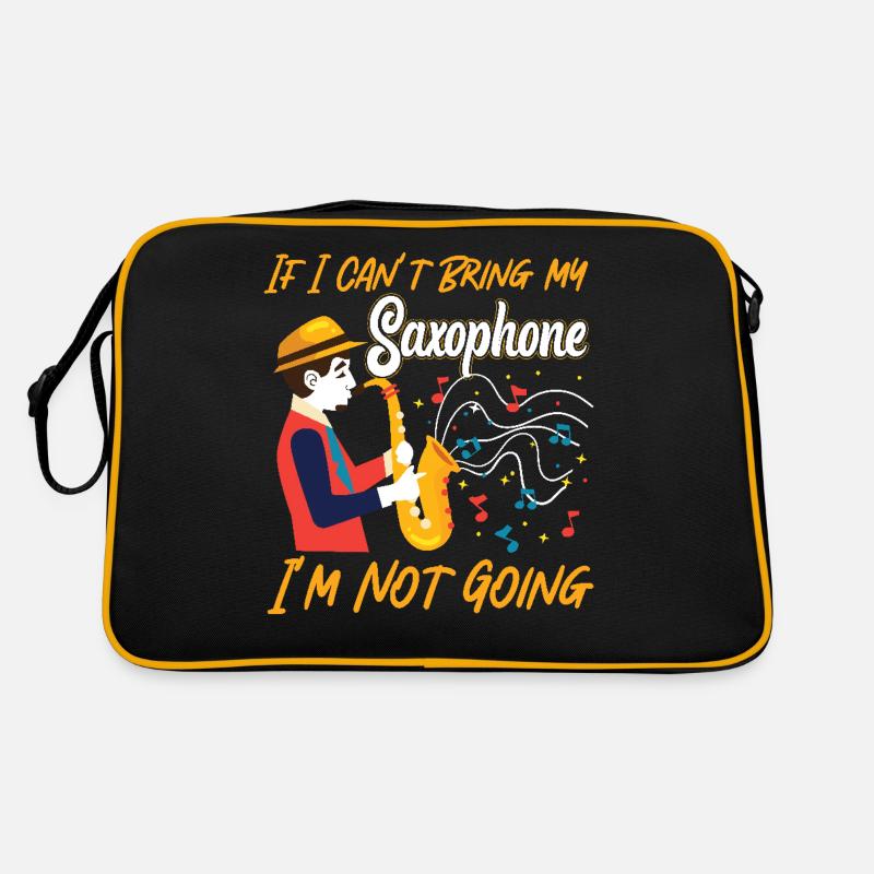Saxophone If I Can't Bring My Retro Tasche