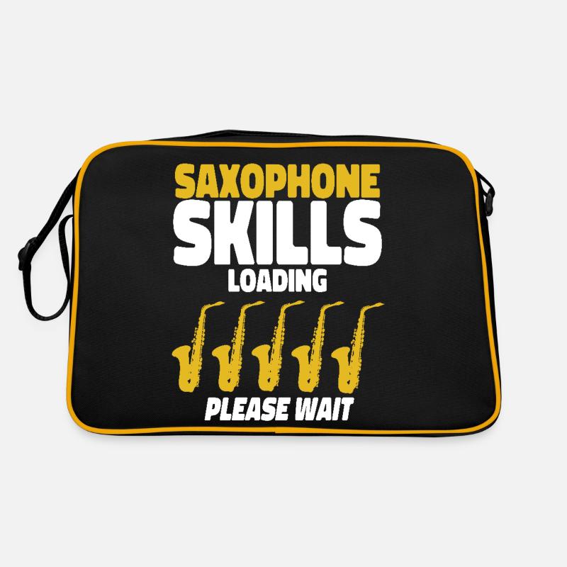 Saxophone Saxophone Skills Loading Retro Tasche