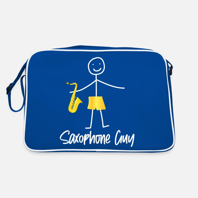 Saxophone Saxophone Guy Retro Tasche