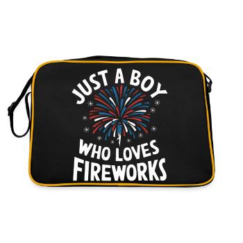 Pyrotechnics Fireworks Pyrotechnics - Retro Bag - black/gold - Back