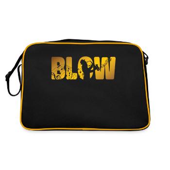 Saxophone Blow - Retro Bag - black/gold - Back