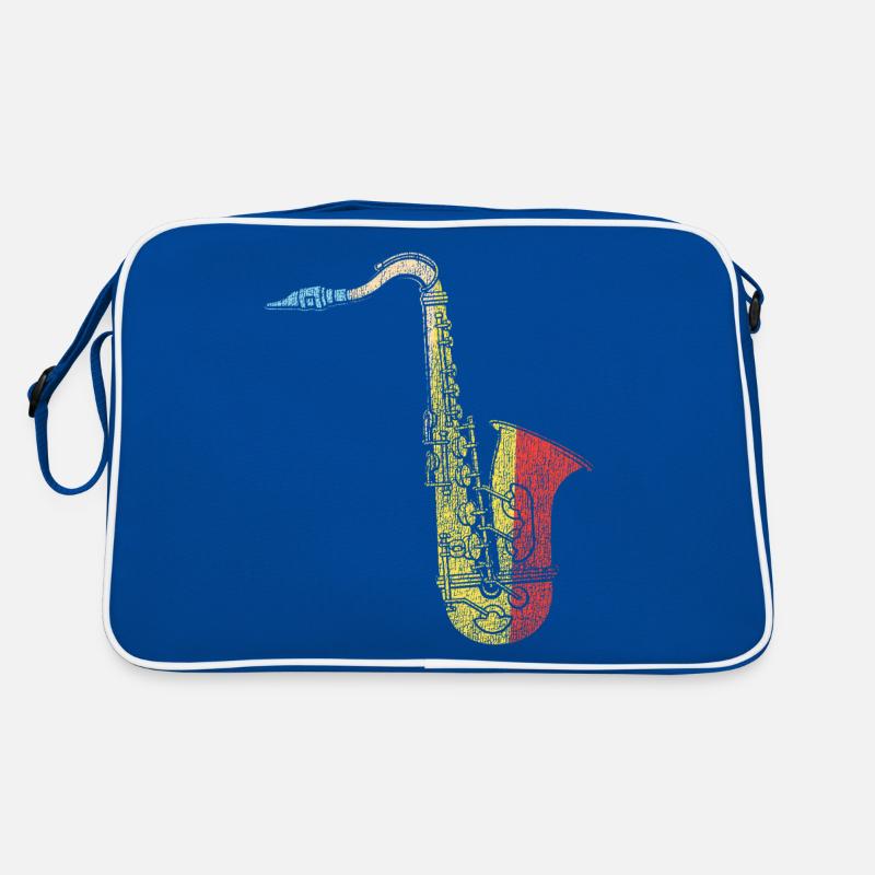 Saxophone Retro Vintage Retro Tasche