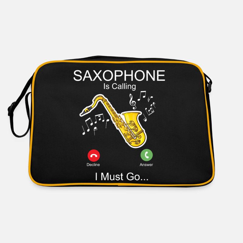 Saxophone Phone Display Saxophone Retro Tasche