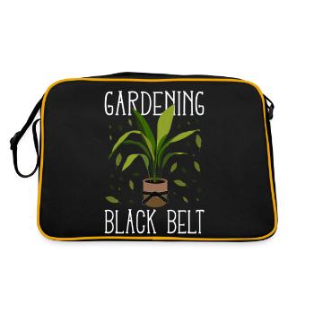 Amoureux des plantes Jardinage Jardinage - Sac Retro - noir/or - Dos
