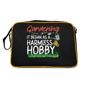 Amoureux des plantes Jardinage Jardinage - Sac Retro - noir/or - Dos