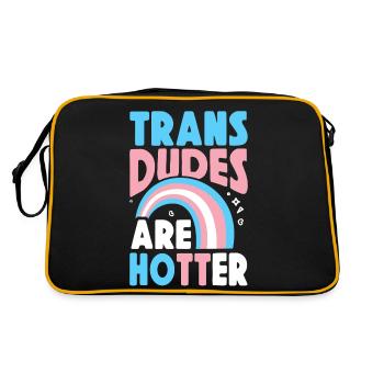 Fierté LGBT transgenre - Sac Retro - noir/or - Dos