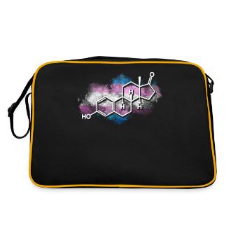 Fierté LGBT transgenre - Sac Retro - noir/or - Dos