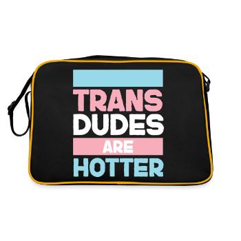 Fierté LGBT transgenre - Sac Retro - noir/or - Dos