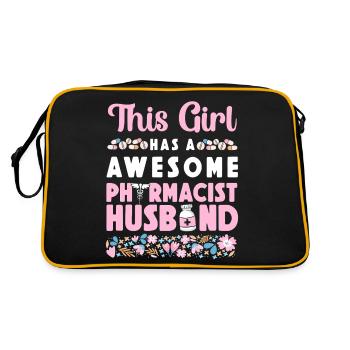Pharmacy Tech Technician - Retro Bag - black/gold - Back