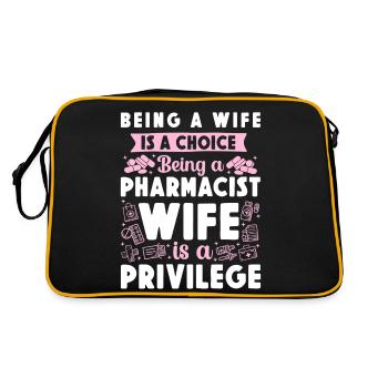 Pharmacy Tech Technician - Retro Bag - black/gold - Back