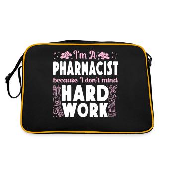 Technicien en pharmacie - Sac Retro - noir/or - Dos