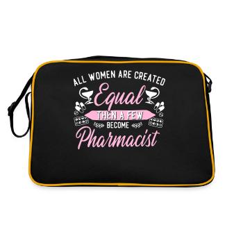 Technicien en pharmacie - Sac Retro - noir/or - Dos