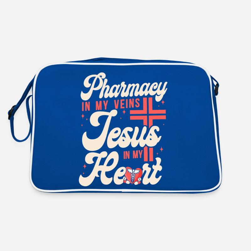 Pharmacy Tech Technician Retro Tasche