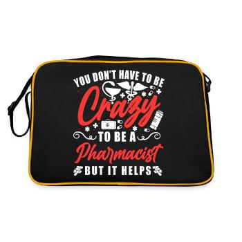 Pharmacy Tech Technician - Retro Bag - black/gold - Back