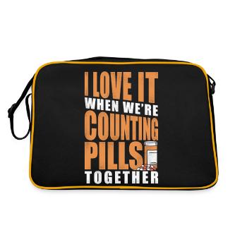 Pharmacy Tech Technician - Retro Tasche - Schwarz/Gold - Hinten