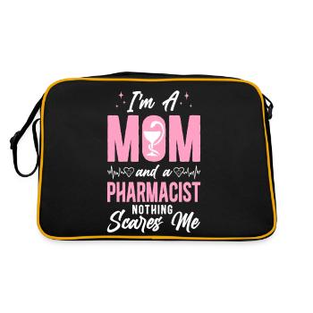 Technicien en pharmacie - Sac Retro - noir/or - Dos