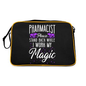 Technicien en pharmacie - Sac Retro - noir/or - Dos