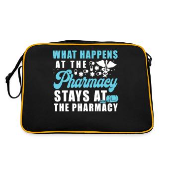 Pharmacy Tech Technician - Retro Bag - black/gold - Back