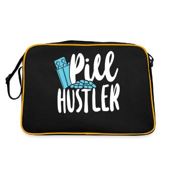 Pharmacy Tech Technician - Retro Bag - black/gold - Back