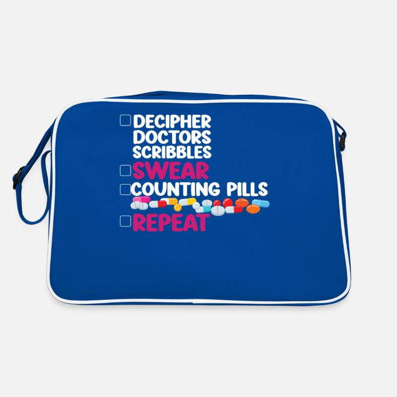 Pharmacy Tech Technician Retro Tasche