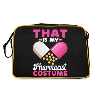 Pharmacy Tech Technician - Retro Bag - black/gold - Back