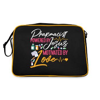 Pharmacy Tech Technician - Retro Bag - black/gold - Back