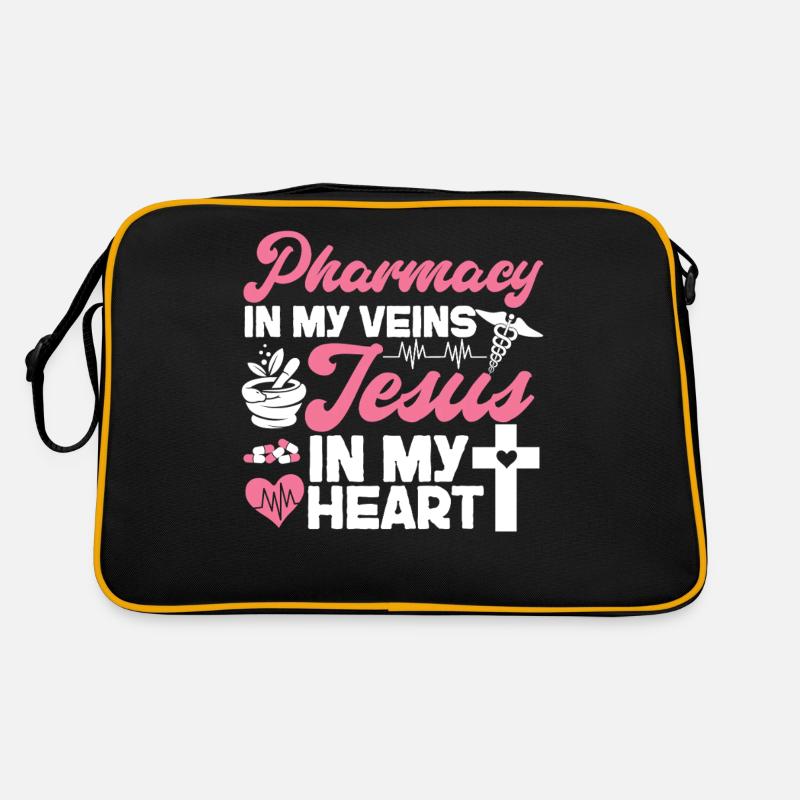Pharmacy Tech Technician Retro Bag