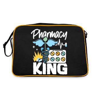 Pharmacy Tech Technician - Retro Tasche - Schwarz/Gold - Hinten