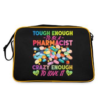 Pharmacy Tech Technician - Retro Bag - black/gold - Back