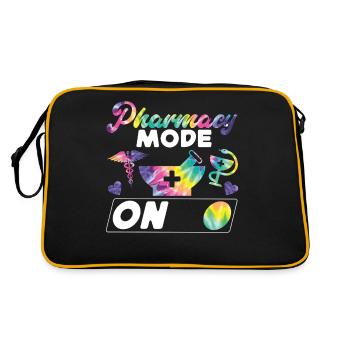 Pharmacy Tech Technician - Retro Bag - black/gold - Back