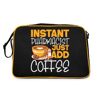 Pharmacy Tech Technician - Retro Tasche - Schwarz/Gold - Hinten