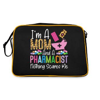 Technicien en pharmacie - Sac Retro - noir/or - Dos