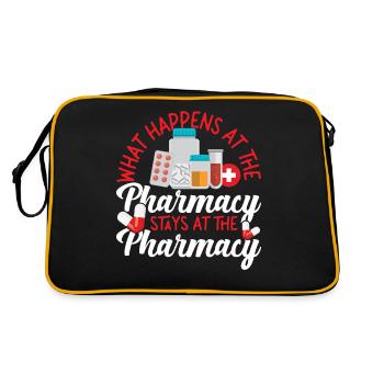 Pharmacy Tech Technician - Retro Bag - black/gold - Back