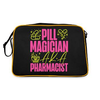 Pharmacy Tech Technician - Retro Bag - black/gold - Back