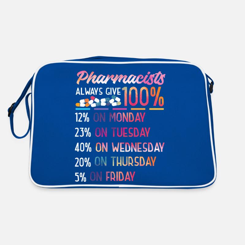 Pharmacy Tech Technician Retro Tasche