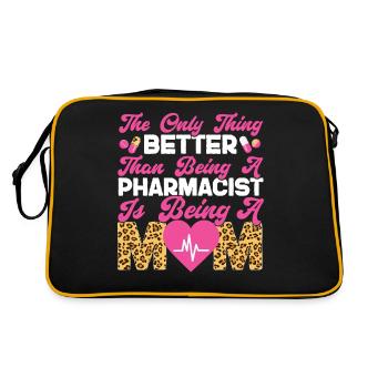 Technicien en pharmacie - Sac Retro - noir/or - Dos