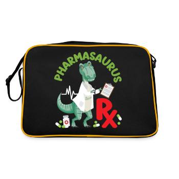 Pharmacy Tech Technician - Retro Bag - black/gold - Back
