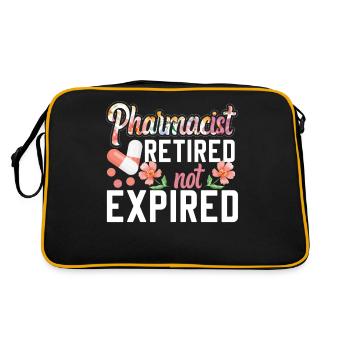 Pharmacy Tech Technician - Retro Bag - black/gold - Back
