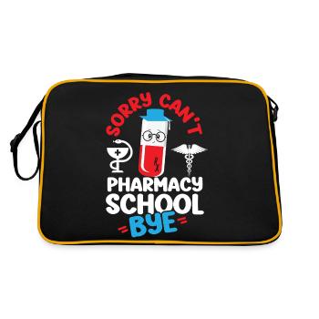 Pharmacy Tech Technician - Retro Tasche - Schwarz/Gold - Hinten
