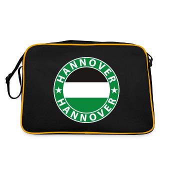 Hanover - Retro Bag - black/gold - Back