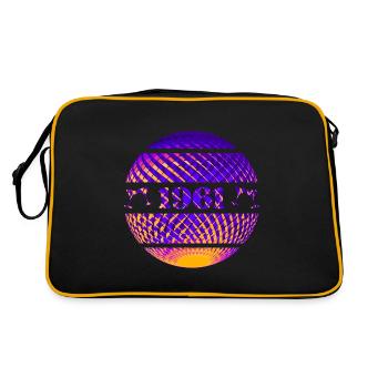 1961 - Sac Retro - noir/or - Dos
