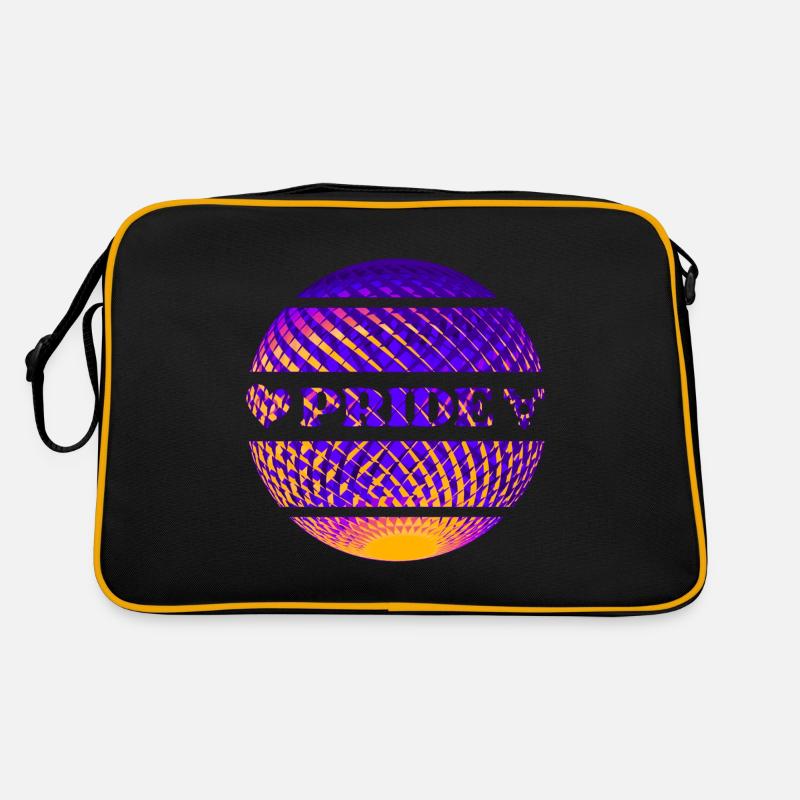 Boule disco colorée Pride Sac Retro